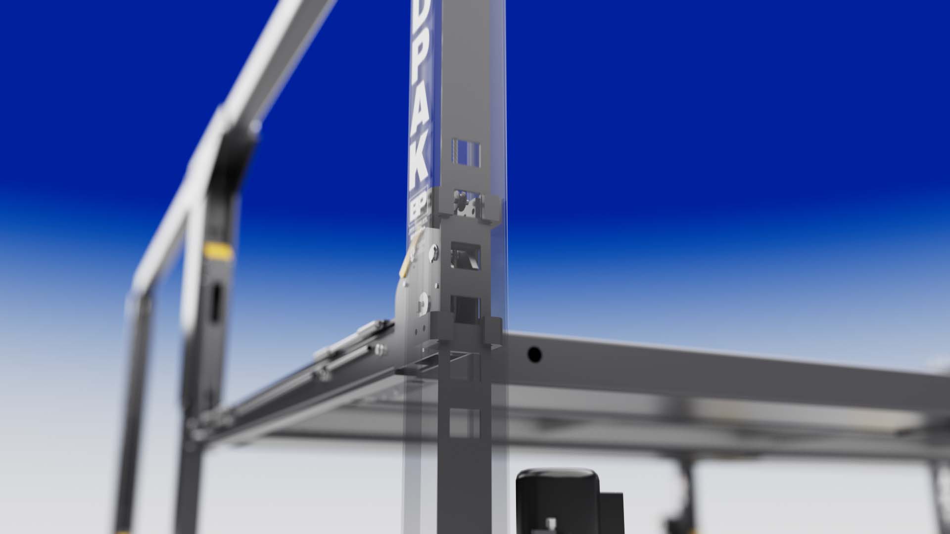 3D animation and renders of car lifts