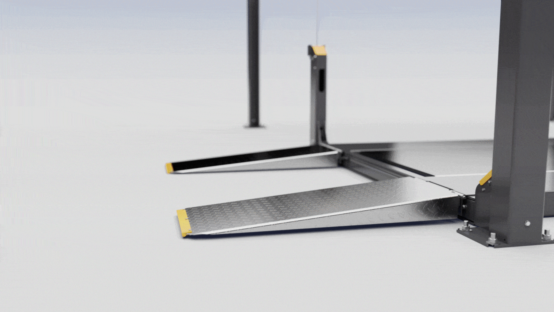 3D animation and renders of car lifts