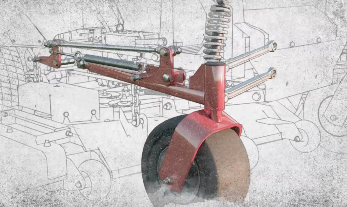 3D render of industrial mechanical components built from CAD files, illustrating efficient engineering-driven content creation