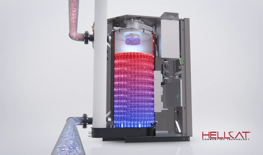 Detailed Hellcat boiler animation: a prime example of Knoxville graphics design for small business, simplifying technical engineering through professional 3D visualization