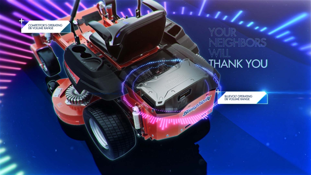 3D animation of Simplicity Mowers