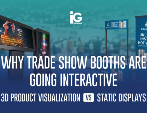 Why Trade Show Booths Are Going Interactive: 3D Product Visualization vs. Static Displays