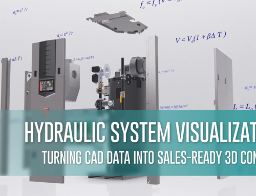 Hydraulic System Visualization: Turning CAD Data into Sales-Ready 3D Content