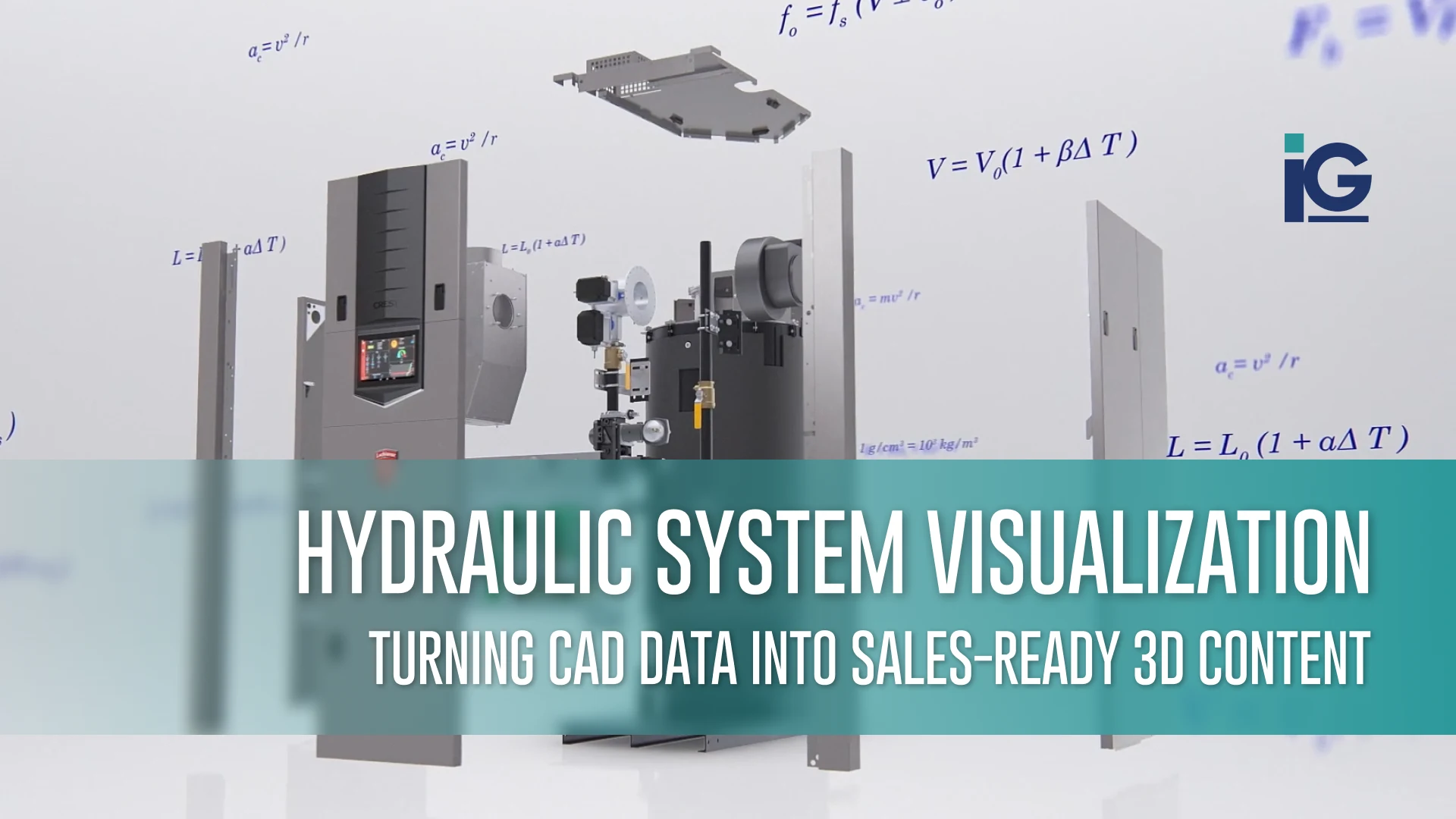 Hydraulic System Visualization: Turning CAD Data into Sales-Ready 3D Content — Info-Graphics blog.