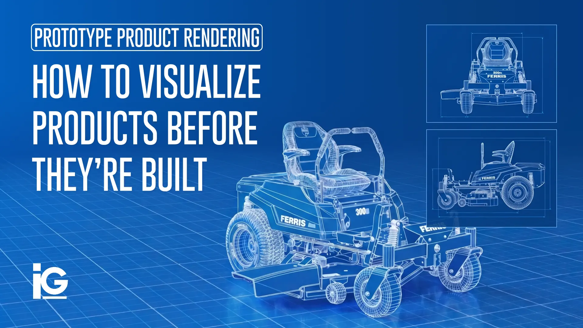 Prototype Product Rendering: How to Visualize Products Before They're Built — Info-graphics blog cover